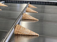 10kg/h máquina automática Eco do cone de gelado do comprimento 60mm amigável