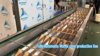 Você sabe como uma máquina de cone de waffle totalmente automática faz um produto de waffle perfeito?