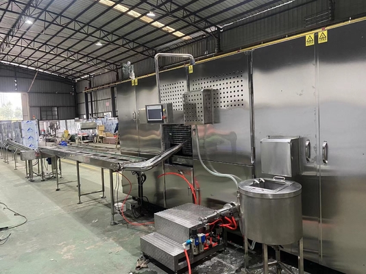 Bom preço. Máquina para fazer cone de waffle 115mm 10kg/h totalmente automática on-line