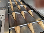 Máquina de assar casquinhas de sorvete eficiente material de aço inoxidável durável