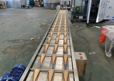 Bom preço. Tipo automático de poupança de energia 3400-3800pcs/H do túnel da máquina do cone de gelado on-line