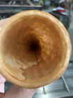 cone do waffle do gás natural de 3.37kw 8kg/H que faz a máquina