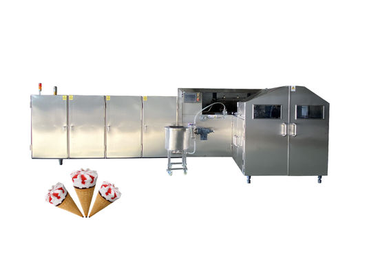 Bom preço. Waffle Sugar Cone Making Machine do PLC 5000pcs/h 120mm on-line