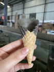 Cone de gelado automático que faz a máquina com o controlador do PLC de Schneider