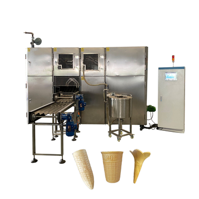 Bom preço. cone do waffle de 2.25kw 5000pcs/H que faz o transporte de entalhes da máquina 5 on-line