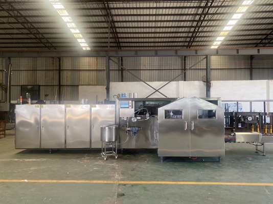 Bom preço. cone de gelado 1800pcs/h que faz a máquina o processamento térmico on-line
