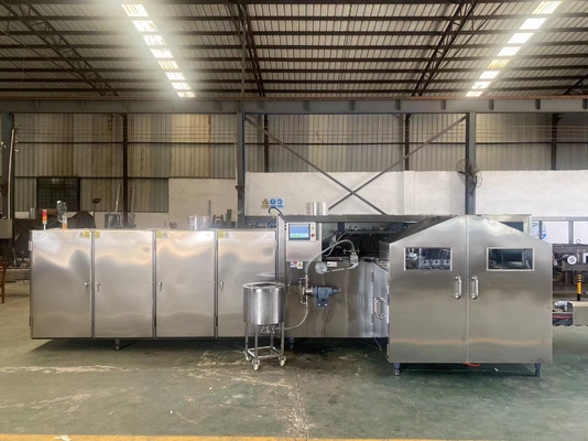 Bom preço. Cone de gelado automático completo que faz a máquina com sistema do PLC on-line