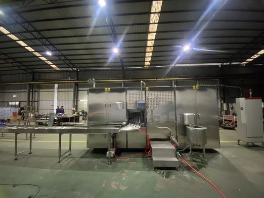 qualidade 115mm 10kg/H Wafer Cone Making Machine Economia de mão de obra Fábrica