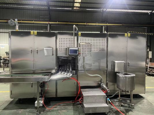 qualidade Máquina de fabricação de cones de wafer com ar comprimido de 0,6 MPa 11-13 kg/h Consumo de gás Fábrica