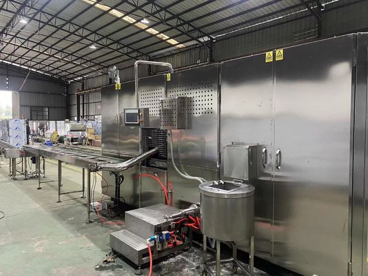 Bom preço. 2.25KW 12000pcs/H Wafer Cone Making Machine Controlado por PLC on-line