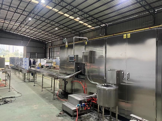 Bom preço. cone do waffle de 4.5kw 3800pcs/H que faz a máquina a operação estável on-line