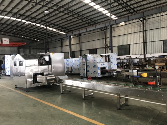 Bom preço. Máquina automática de aço 3.37kw 380V do cone de gelado 7kg/H da mancha de duas cores on-line