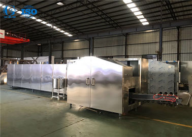 Bom preço. Linha de produção do cone de gelado SD80-61x2, máquina automática L12.2xW2.1xH2M do cone on-line
