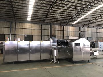 Máquina do cozimento do cone de gelado do biscoito do açúcar para a fábrica do alimento de petisco