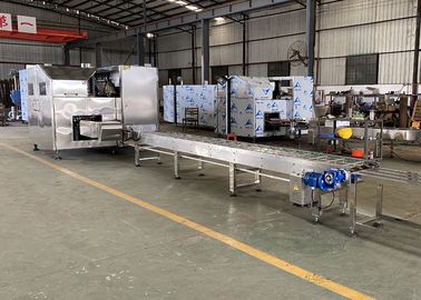 Bom preço. Linha de produção elétrica do cone de gelado do biscoito do açúcar do aquecimento on-line