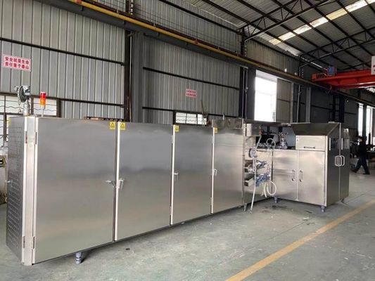 gelado 2500pcs/H automático Sugar Cone Machine cru