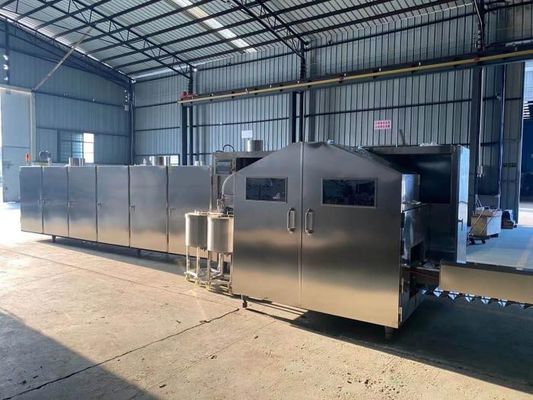 Bom preço. cone de gelado 2000pcs/H que faz o sistema do PLC de Schneider da máquina on-line