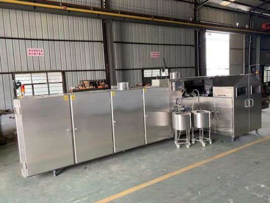 controle automático do PLC da máquina do cone de gelado 2000pcs/H