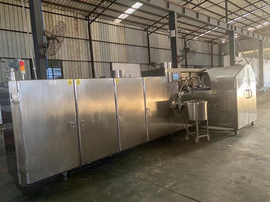 Bom preço. Cone de gelado automático que faz a máquina com o controlador do PLC de Schneider on-line