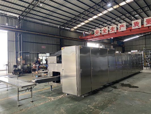 Linha de produção multifuncional máquina de cozimento do cone da bolacha do cone de gelado de 3800pcs/h